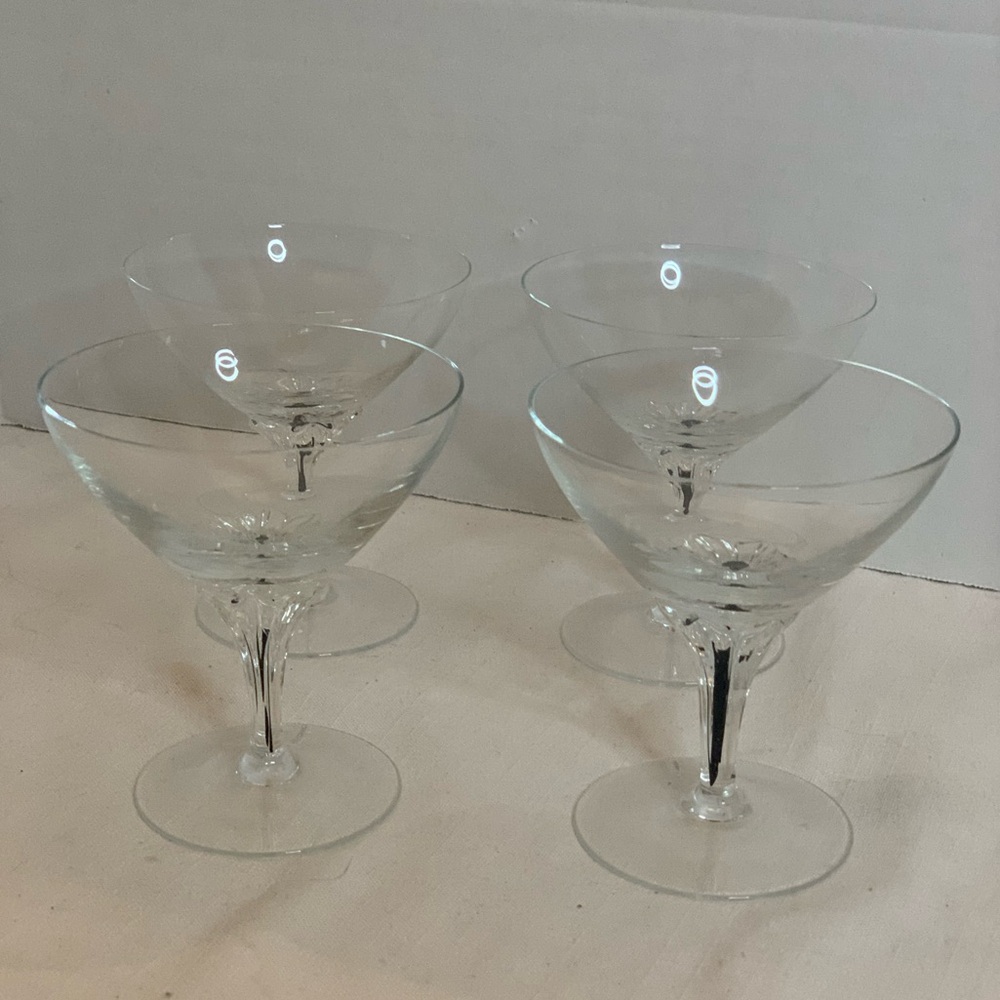BELFOR | Set of 4 | Black Core Crystal Coupes